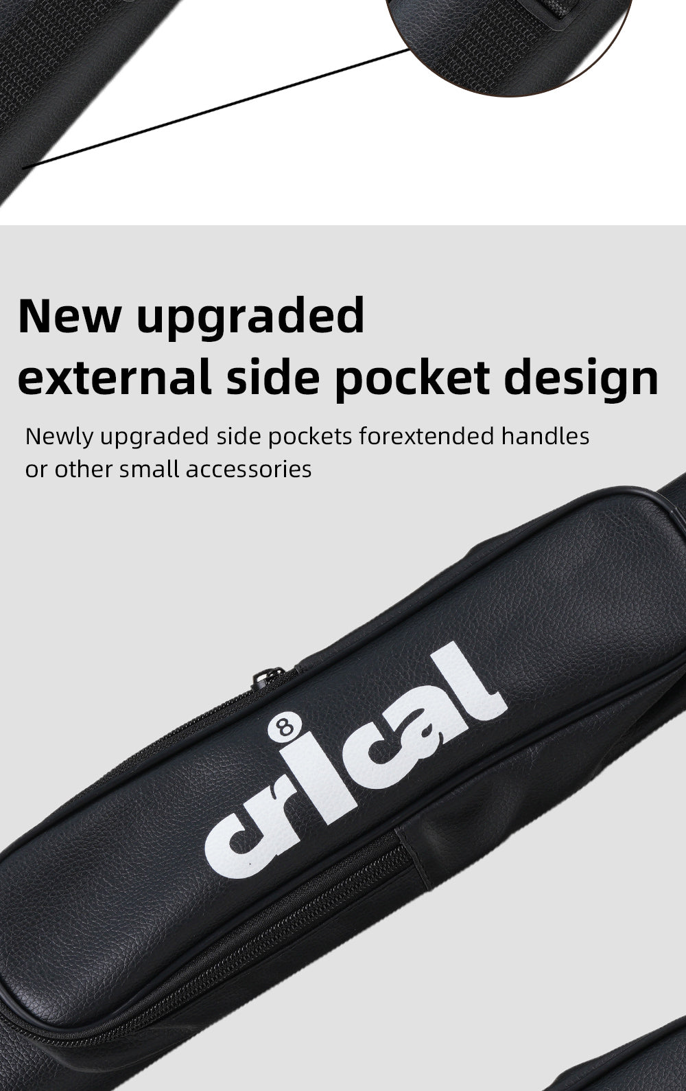 【CRICAL】2 holes Cue Case