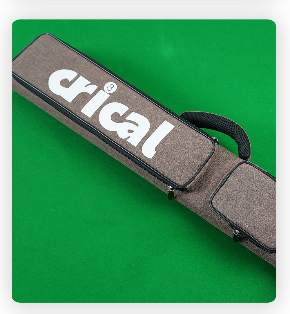 【Crical】 6 holes Cue Case（White/Blue/Black/Brown）