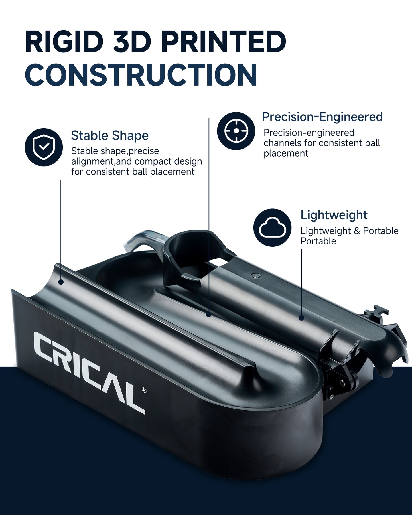 CRICAL No-Screw Billiards Training Aid with Carrying Bag
