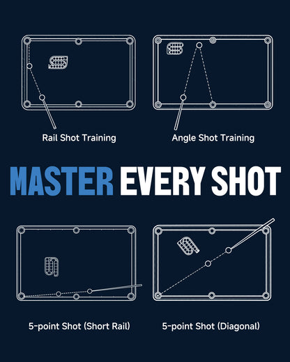 CRICAL No-Screw Billiards Training Aid with Carrying Bag