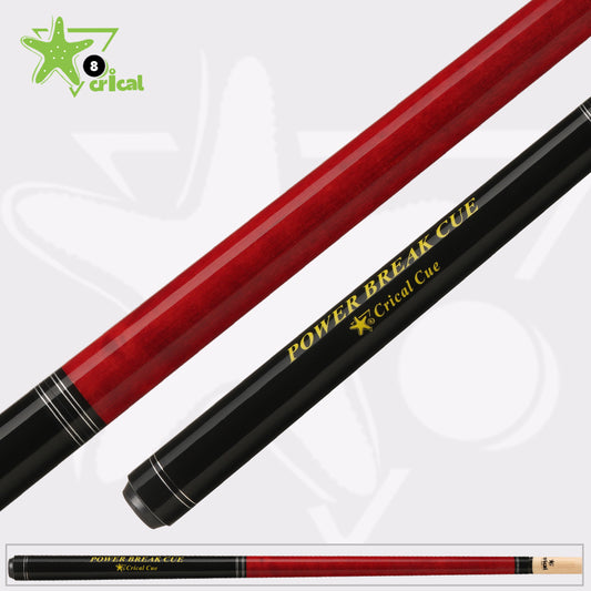 Crical Billiards 3 Pieces Punch Jump Cue Pool 138cm