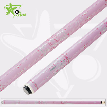 【Crical】AE-NT1 illiard Pool Cue Stick Set, Maple Shaft, 3/8x10 Joint Case Set 1/2 Stick 10.5/11.5/12.5mm Smooth Grip