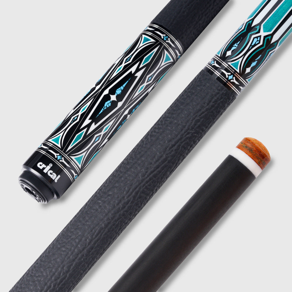KHEALING Queue Billard Fibre Carbone Professionnelle 12.5 Mm - 147 Cm, Haute Durabilité, Idéale Salles Et Maison