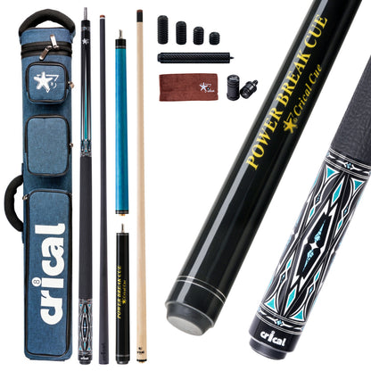 【CXD】CRICAL Pro Taper Carbon Fiber Pool Cue Set with Maple Jump Break Cue