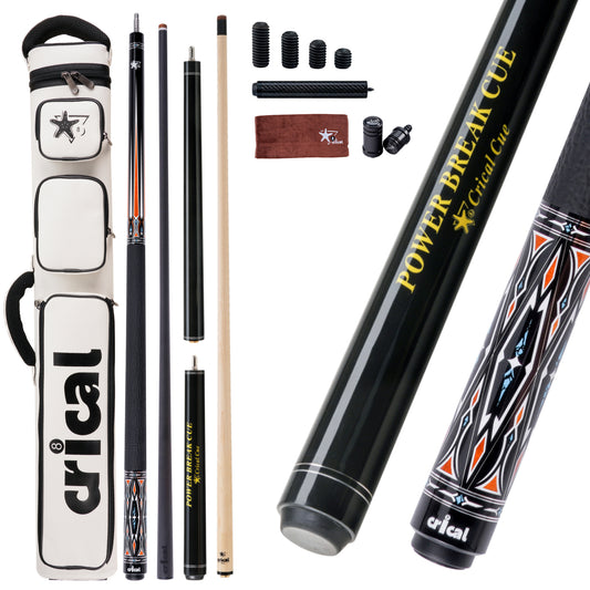 【CXD】CRICAL Pro Taper Carbon Fiber Pool Cue Set with Maple Jump Break Cue