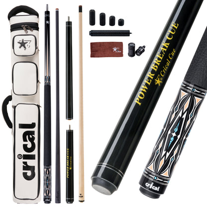 【CXD】CRICAL Pro Taper Carbon Fiber Pool Cue Set with Maple Jump Break Cue
