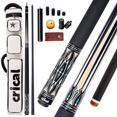 【CXD-2YF】 Carbon Fiber Pool Cue Stick with 12.5mm Tip leather grip Low Deflection shaft for Billiard Cue Sticks