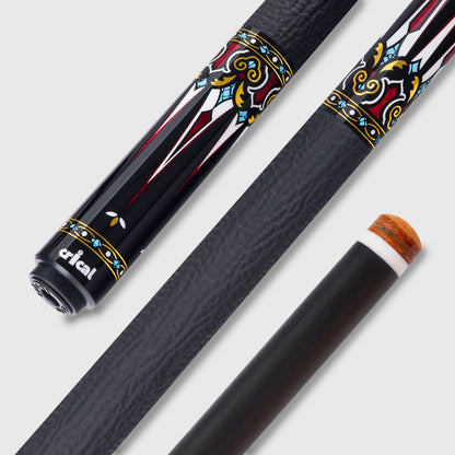 【Crical】CXD-3RF Carbon Fiber Pool Cue Stick with 12.5mm Tip leather grip Low Deflection shaft for Billiard Cue Sticks