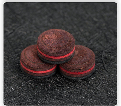 【Crical】Billiard Tips with Rainbow Tips 11/14mm Multilayer Pig Skin Cue Tips for Snooker Cue Tips for Billiards Cue Tip Accessories