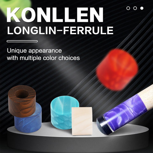 Konllen Juma Dragon Rainbow Ferrule Height 10mm Tip 14.5mm Billiard Pool Ferrule Professional Durability Billiard Ferrule