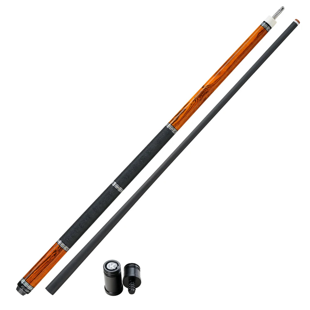 KONLLEN Carbon Fiber Pool Cue - AXA Series - Handmade Inlay Cues Stick Professional Low Deflection Pool Stick with case