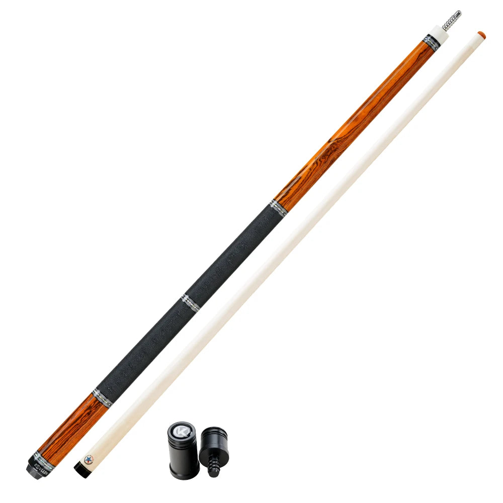 KONLLEN Carbon Fiber Pool Cue - AXA Series - Handmade Inlay Cues Stick Professional Low Deflection Pool Stick with case