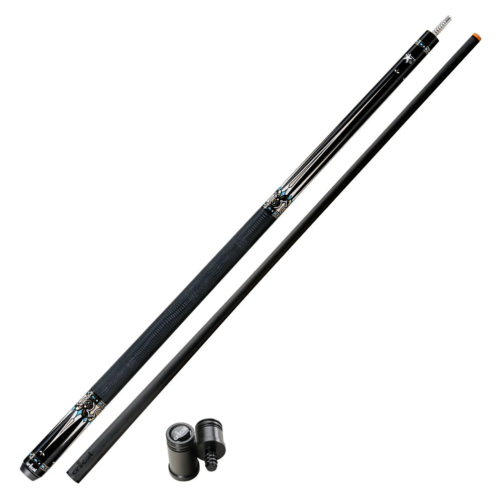 CRICAL carbon fiber cue leather grip 12.5mm Tip Billiard Cue Stick 3/8*8 pin Joint low deflection pool cue Stick