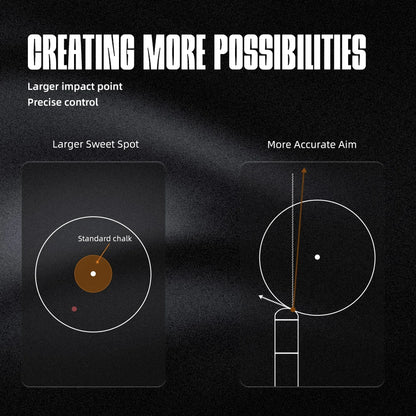 Crical Billiard cue Chalk with 9 pcs S/M/H blue/green/pink for carom pool snooker cue chalk Billiard Accessories