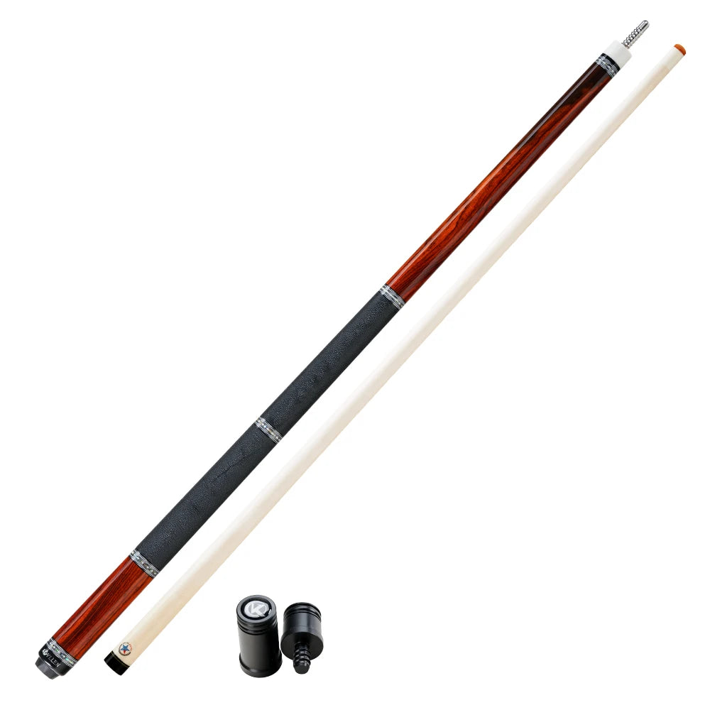 KONLLEN Carbon Fiber Pool Cue - AXA Series - Handmade Inlay Cues Stick Professional Low Deflection Pool Stick with case