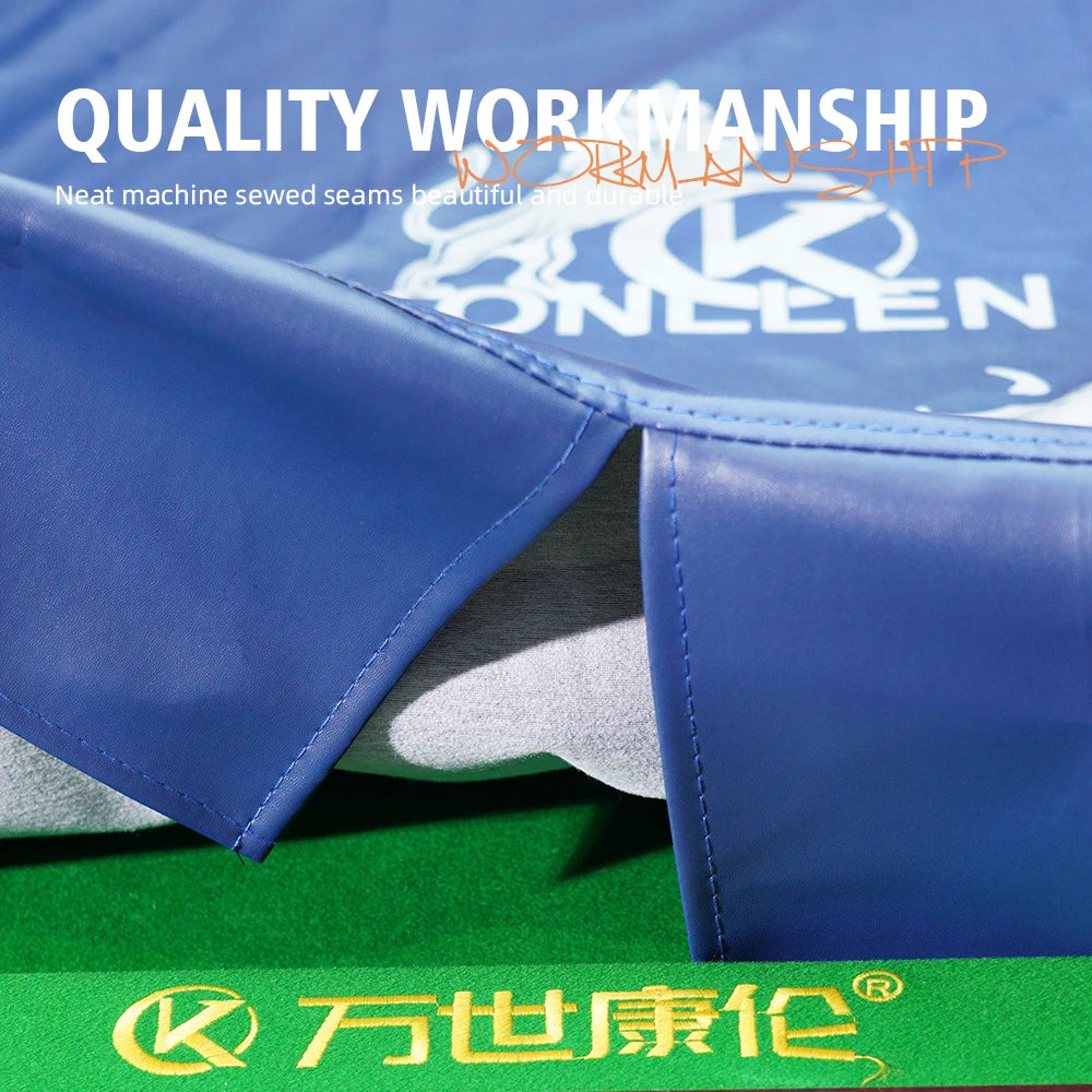 KONLLEN Heavy Duty Leatherette Billiard Pool Table Cover,Waterproof&Tearproof Cover for Pool Table