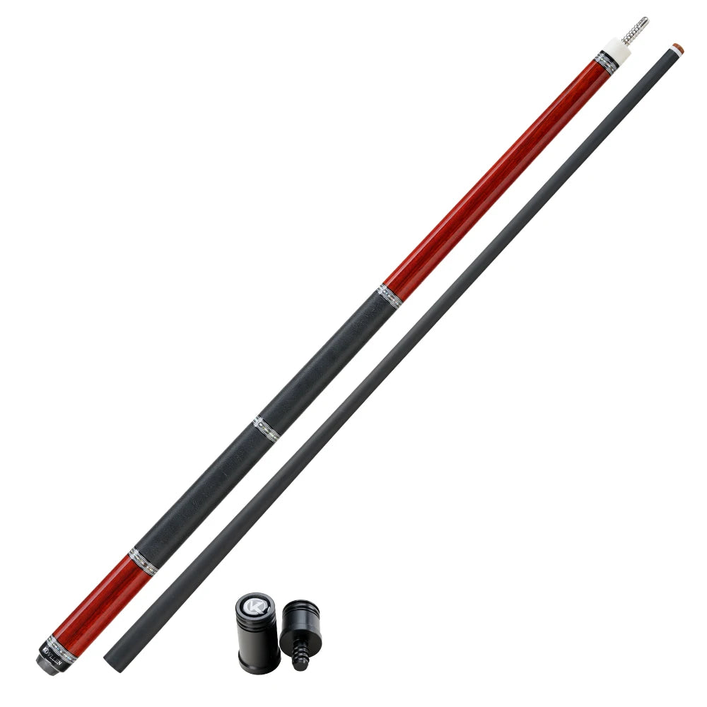 KONLLEN Carbon Fiber Pool Cue - AXA Series - Handmade Inlay Cues Stick Professional Low Deflection Pool Stick with case