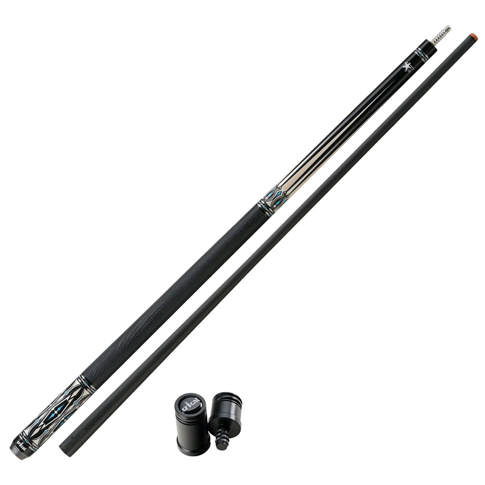 CRICAL carbon fiber cue leather grip 12.5mm Tip Billiard Cue Stick 3/8*8 pin Joint low deflection pool cue Stick