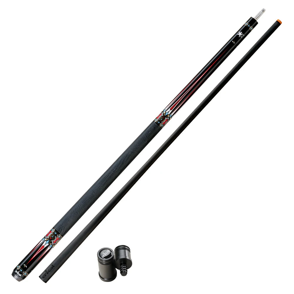 CRICAL carbon fiber cue leather grip 12.5mm Tip Billiard Cue Stick 3/8*8 pin Joint low deflection pool cue Stick