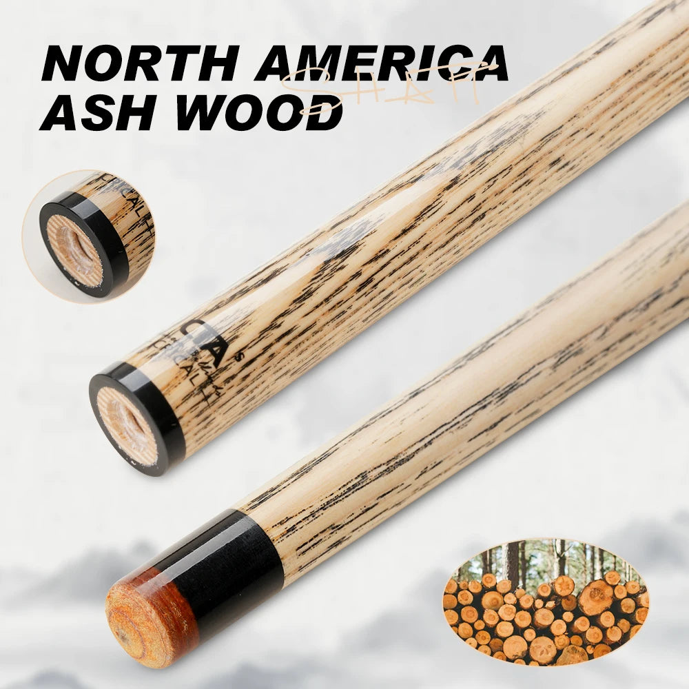 CRICAL Technologia Shaft for Pool Cue, Tiger Tip, Selected  Ash Wood Shaft, 11.5mm 3/8*8 Radial Pin Joint Single Shaft