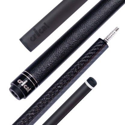 【CRICAL】VP-1 Carbon Fiber Pool Cue Stick - 58" Professional Pool Cue with 12.5mm Tip & 3/8x8 Joint Billiard Stick