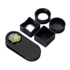 CRICAL Pool Cue Chalk Holder Magnetic Pool Chalk Holder Portable Billiard Holder Round