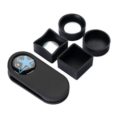 CRICAL Pool Cue Chalk Holder Magnetic Pool Chalk Holder Portable Billiard Holder Round