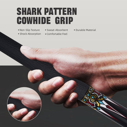 【Crical】CXD-3RF Carbon Fiber Pool Cue Stick with 12.5mm Tip leather grip Low Deflection shaft for Billiard Cue Sticks