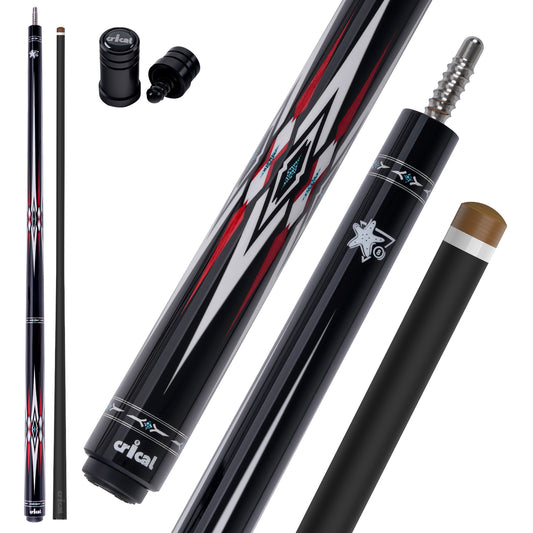 【CXD-1RF】 Carbon Fiber Pool Cue Stick with 12.5mm Tip Low Deflection shaft for Billiard Cue Sticks