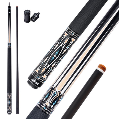 【CRICAL】CXD-2F Carbon Fiber Pool Cue Stick with 12.5mm Tip leather grip Low Deflection shaft for Billiard Cue Sticks