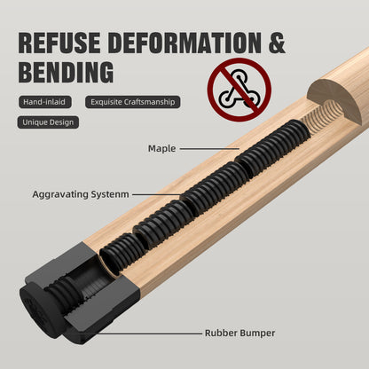 【Crical】CXD-3RF Carbon Fiber Pool Cue Stick with 12.5mm Tip leather grip Low Deflection shaft for Billiard Cue Sticks