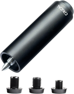 CRICAL Pool Cue Extension 2/3/4/8 Inch Metal Billiard Cue Extension with 3 Bumpers Billiard Accessories