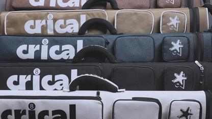 【Crical】Pool Cue Case with 6 Holes 2*4 case 2 butts 4 shafts pool cue bag for 1/2 Billiard cue cases