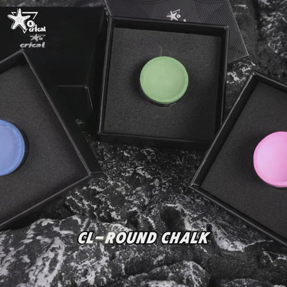 【CL chalk】CRICAL Low Dust Round Billiard Chalk Gift Box