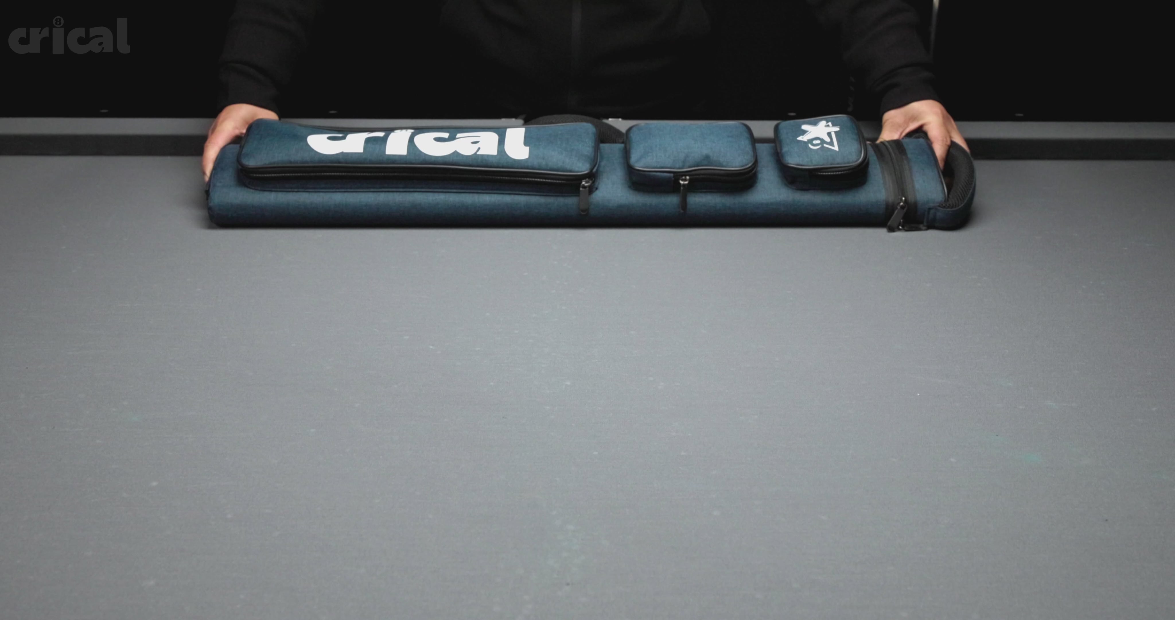 Crical】Pool Cue Case with 6 Holes 2*4 case 2 butts 4 shafts pool
