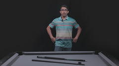 【CXD-2BF】 Carbon Fiber Pool Cue Stick with 12.5mm Tip leather grip Low Deflection shaft for Billiard Cue Sticks
