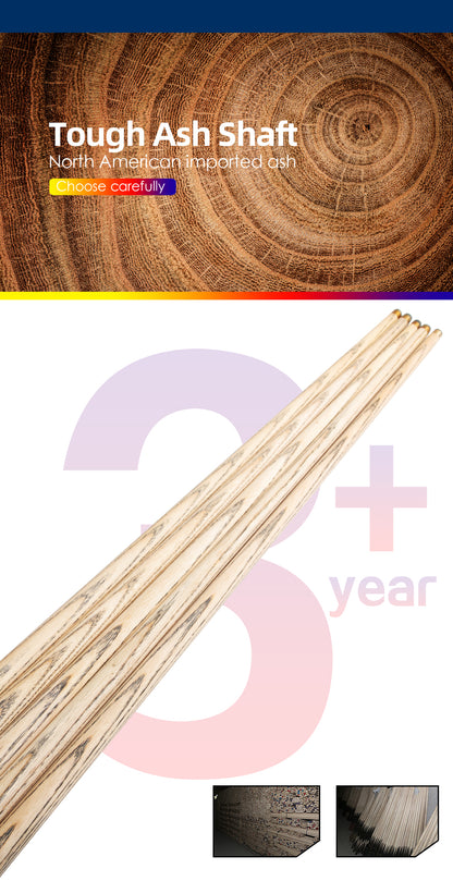 【CRICAL】 3/4 Split Snooker Cues with 10-10.2mm Tip and Extension Cases for Professional Snooker Cue Stick(Dragon-red)