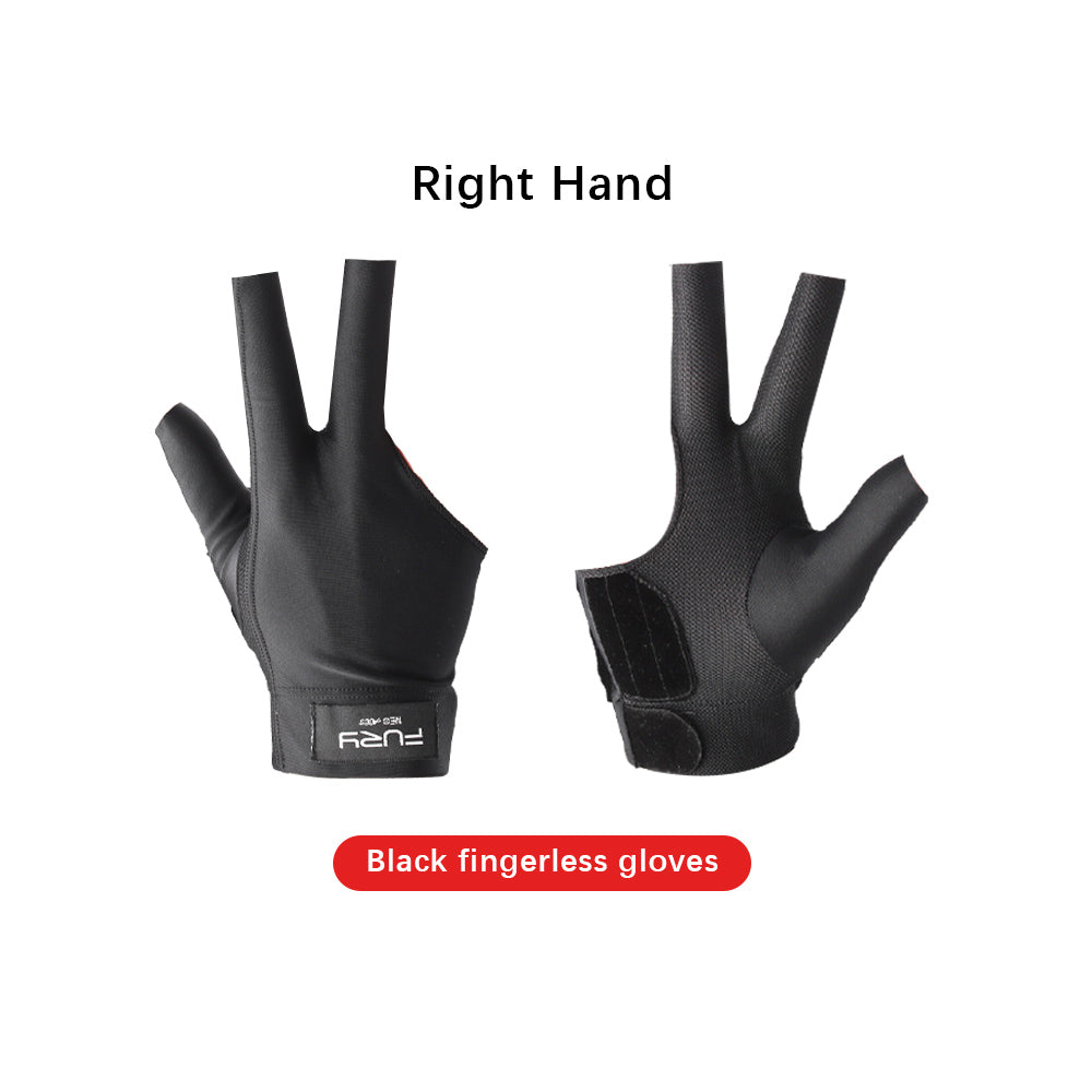 Original FURY Gloves Billiard Gloves Blue/Black Left/Right Non-slip Lycra Fabric Pool Gloves Snooker Glove Billiard Accessories