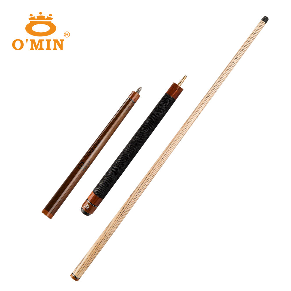 O'Min Bomber Billiard Punch&Jump Cue 14mm Tip 141cm Length 3 Pieces High Quality Ashwood Shaft Professional Billiard Break Cue