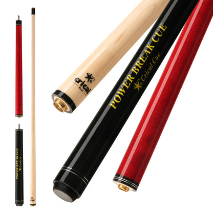 【Crical】Break Jump Cue with 3 Piece  Heavy Hitter Jump Break Cue 13.2mm Tip Professional Punch Jump Cue