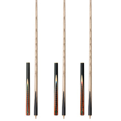 【Snooker】 3/4 Split Snooker Cues with 10-10.2mm Tip and Extension Cases for Professional Snooker Cue Stick(Dragon-red)