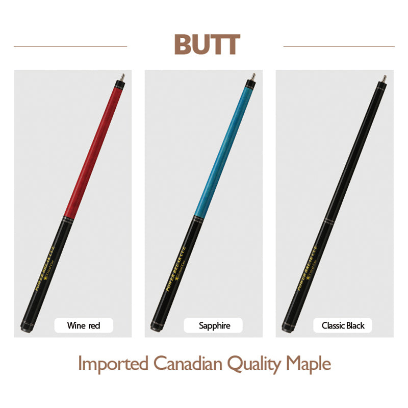 Crical Billiards 3 Pieces Punch Jump Cue Pool 138cm