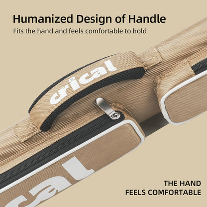 【CRICAL】 Pool Cue Case with 6 Holes 2*4 case 2 butts 4 shafts for 1/2 Billiard cue cases