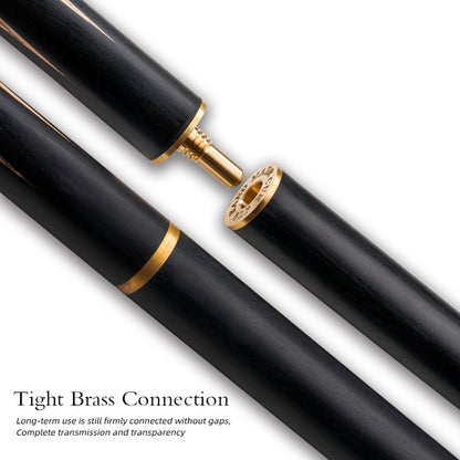 【CRICAL】3/4 Split Snooker Cues with 10-10.2mm Tip and Extension Cases for Professional Snooker Cue Stick(UnionJack)