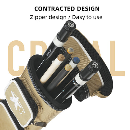 【CRICAL】 Pool Cue Case with 6 Holes 2*4 case 2 butts 4 shafts for 1/2 Billiard cue cases