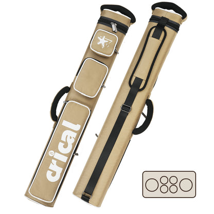 【CRICAL】 Pool Cue Case with 6 Holes 2*4 case 2 butts 4 shafts for 1/2 Billiard cue cases