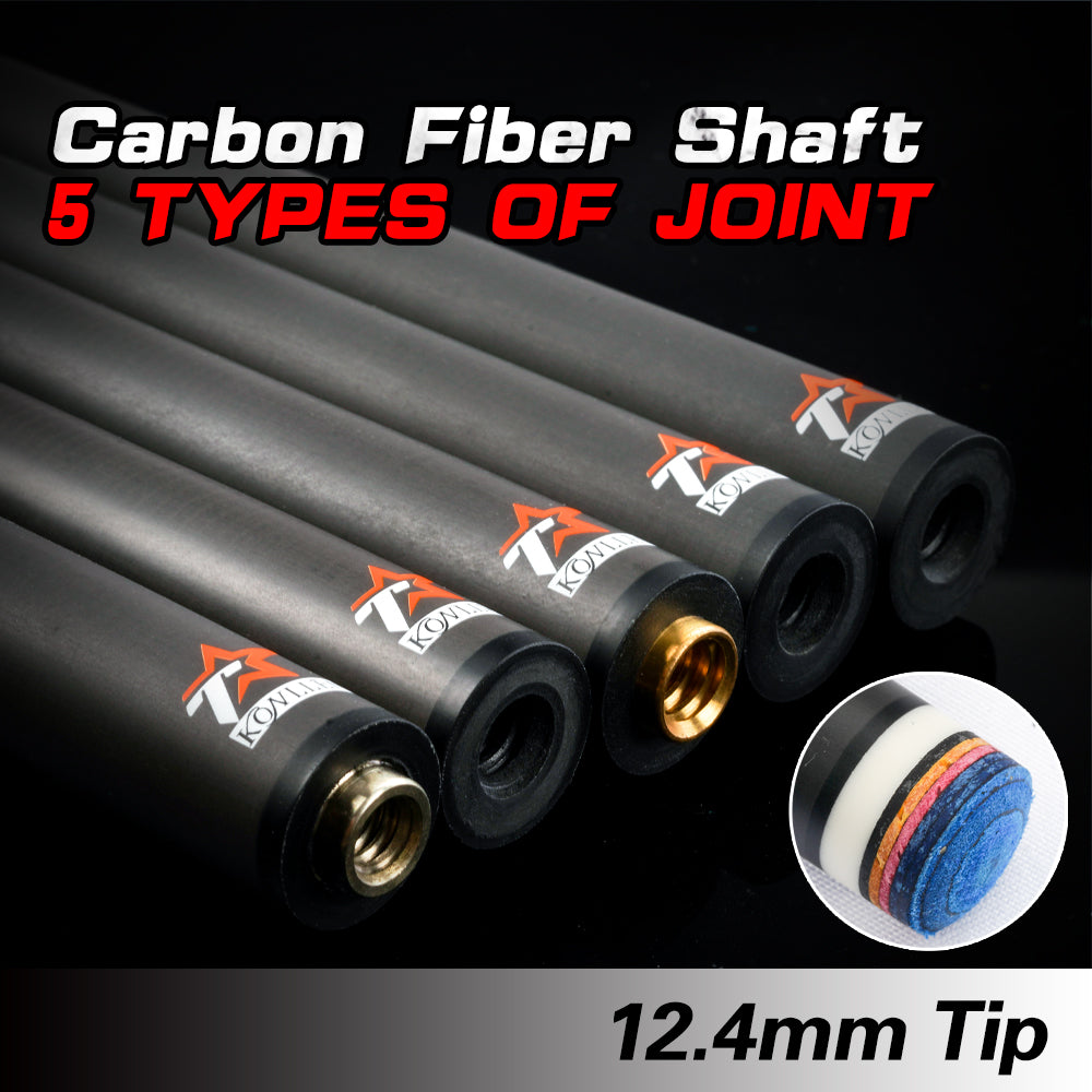 KONLLEN Carbon Fiber Shaft Multiple Joints 12.4mm Navigator Tip  Single Shaft
