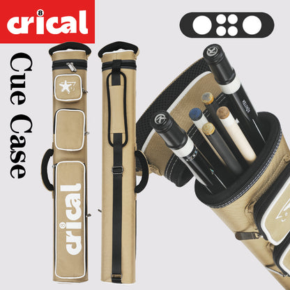 【CRICAL】 Pool Cue Case with 6 Holes 2*4 case 2 butts 4 shafts for 1/2 Billiard cue cases
