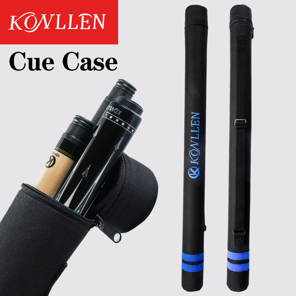 KONLLEN Billiard Case 2 Holes Tube Shape Canvas Oxford Pool Cue Bag 1/2 Billiard Cues Bag Cylinder New Arrival for Dropshopper