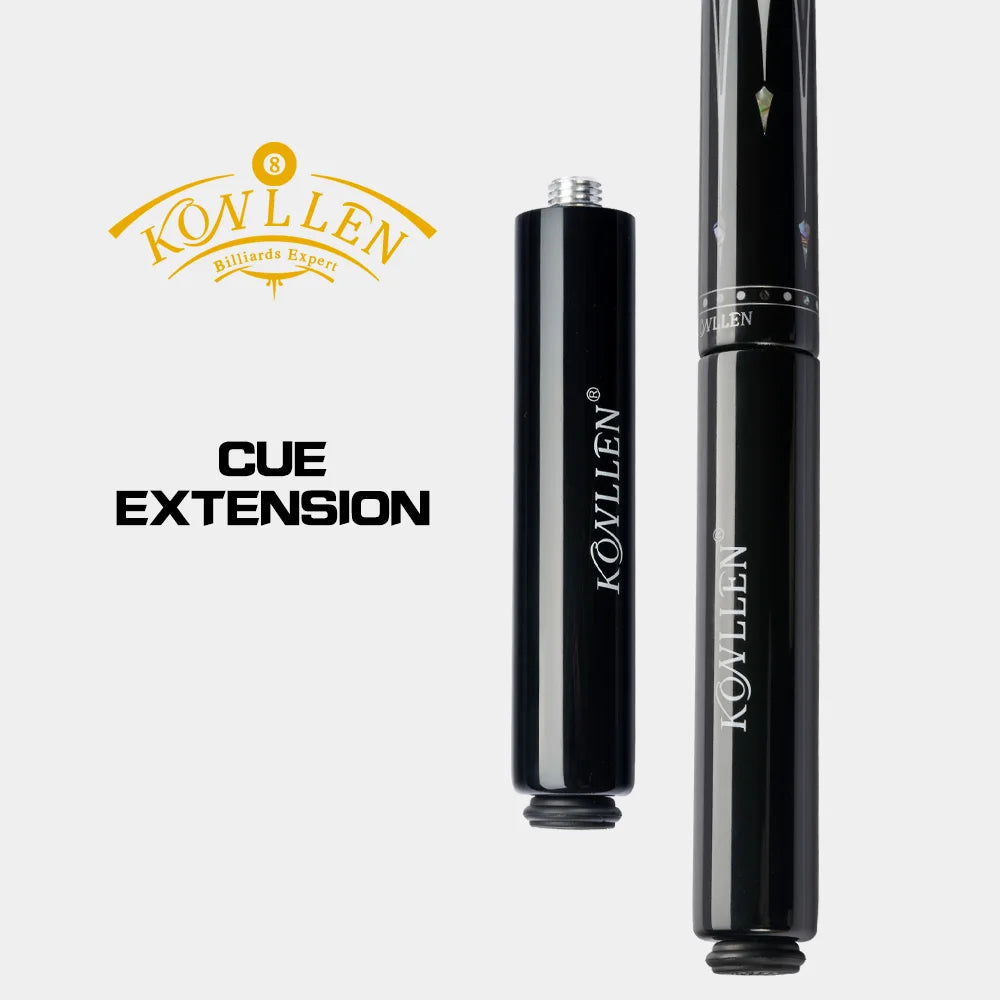 KONLLEN Extension Pool Cue Extension15.5cm Length Pool/Carom Cue Extension With Bumper Billiard Durable Kit Billiard Accessories